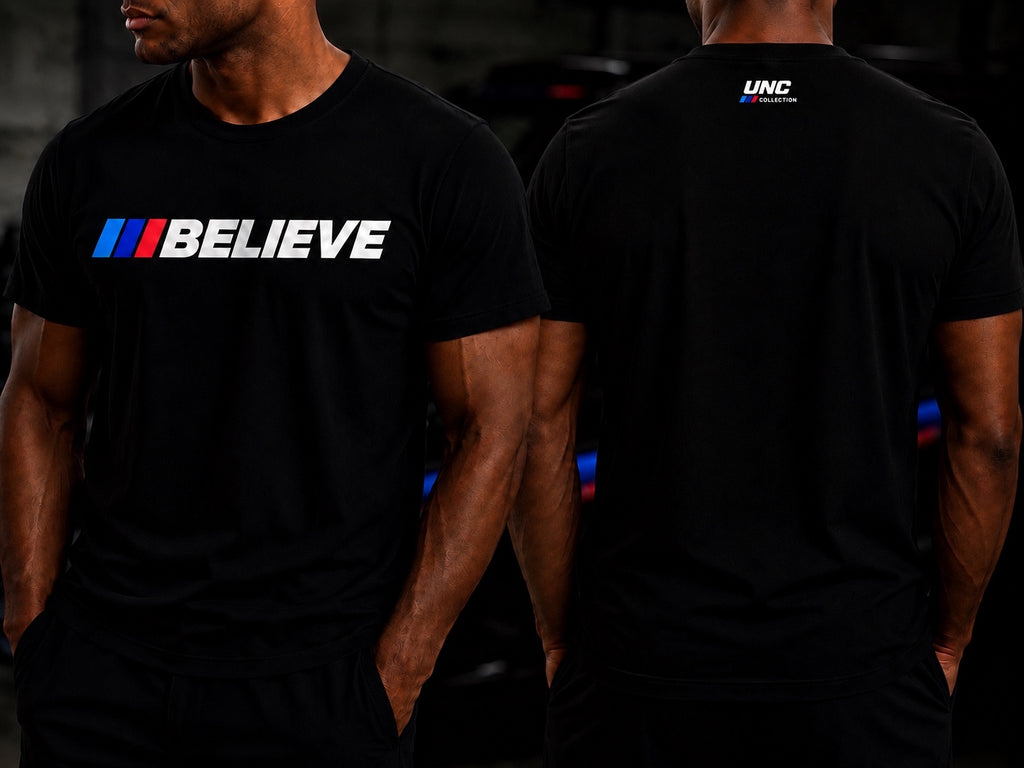 UNC Collection Believe on Front short sleeve T-shirt