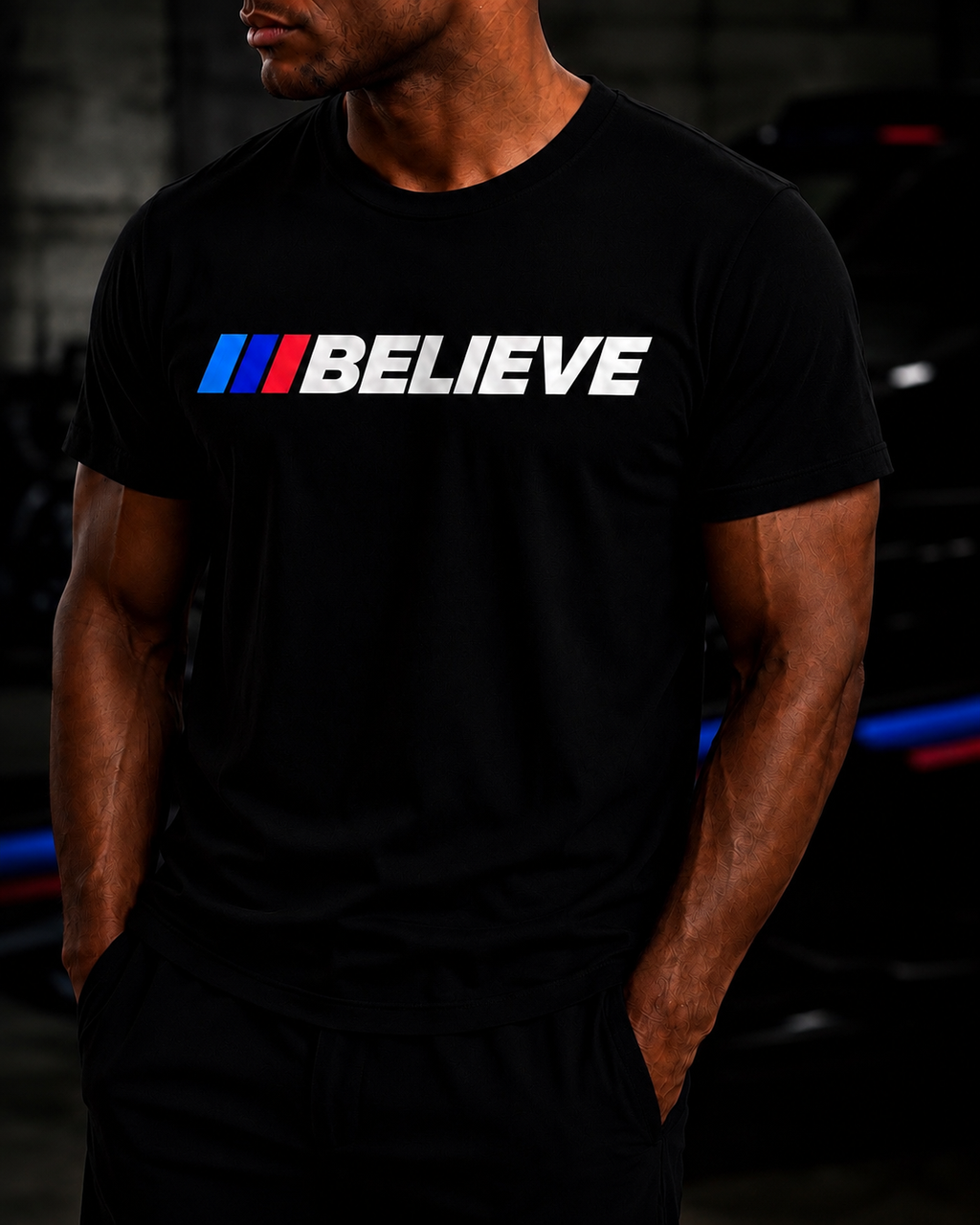 UNC Collection Believe on Front short sleeve T-shirt