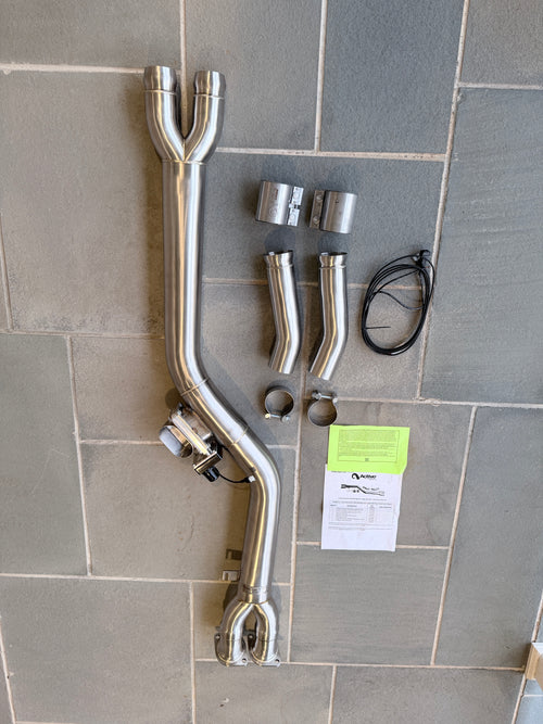 F9X_single Mid_pipe w/ dump Valve